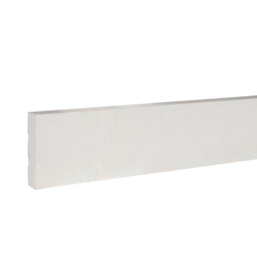 Outdoor Siding Finishing Wood Board 5 1/2 in. Bulk White