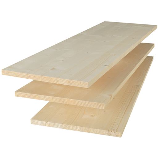 NEKTRA Laminated Pine Board 12 in. x 36 in.