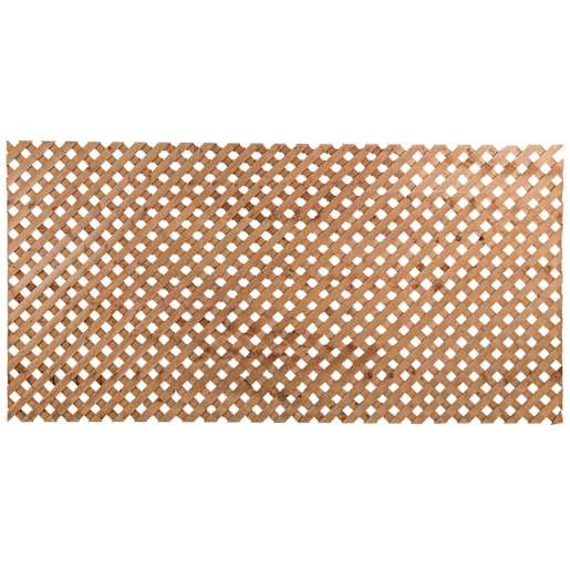 Reinforced Treated Wood  Privacy Lattice