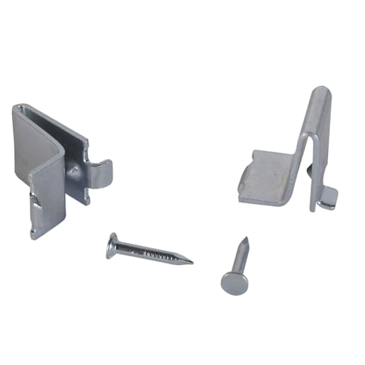 Track Mount Shelf Clips Pkg/12