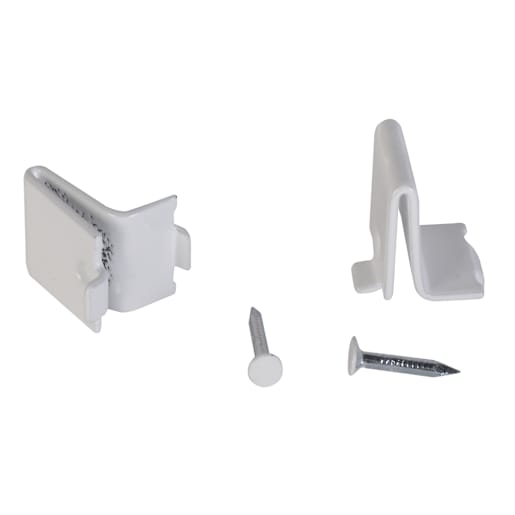 Track Mount Shelf Clips Pkg/12