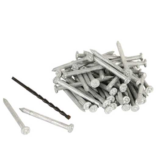 Gripcon Concrete Nails 2 1/2 in. Pkg/100