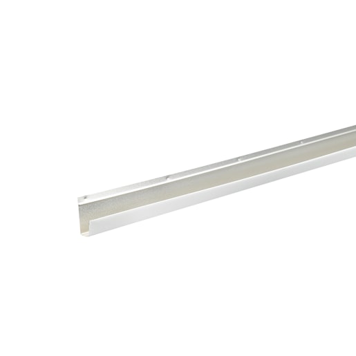 White Aluminum J Soffit Moulding 1/2 in. x 12 ft.