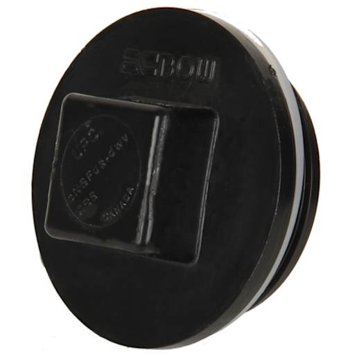 Bouchon fileté ABS 4 po