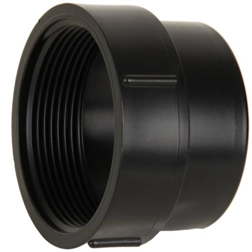 ABS Cleanout Adapter- 2 in. x 2 in. (M x F)