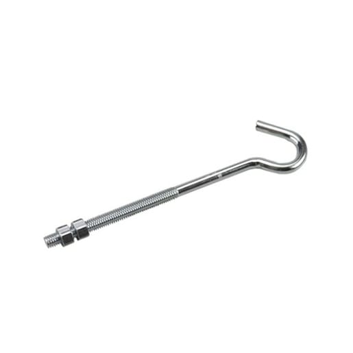 Clothesline Hook with Nuts 3/8 in. x 8 in.