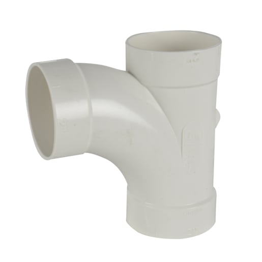90° PVC Tee-Y Fitting for Central Vacuum 2 in.