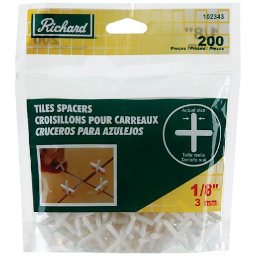 Espaceurs pour la céramique 1/8 po A. RICHARD