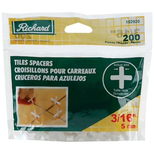Espaceurs pour la céramique 3/16 po A. RICHARD