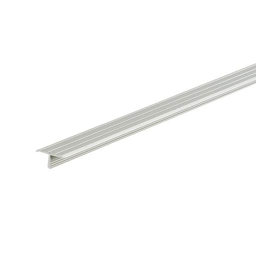 Moulure en T pour céramique 12 mm satin clair