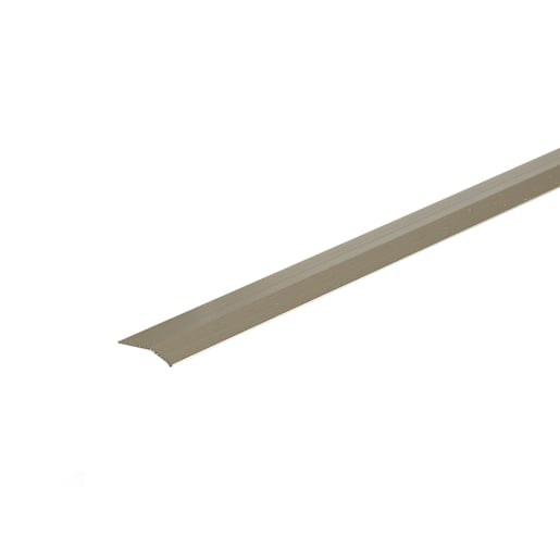 Bordure à plancher biseautée étain 1 3/8 po x 96 po