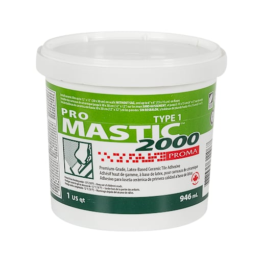 Pro Mastic 2000 Ceramic Adhesive 946 ml
