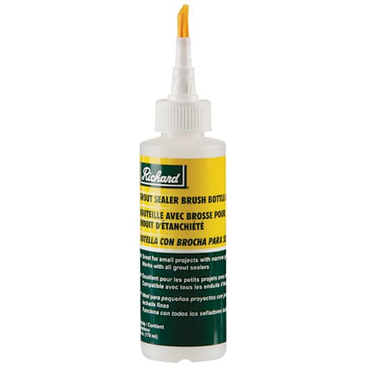 Bouteille avec brosse pour produit d'étanchéité A. RICHARD