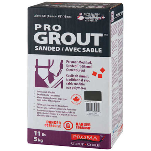 Sanded Grout 5 kg Anthracite
