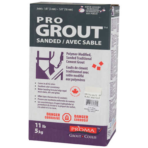 Coulis avec sable blanc arctique 5 kg