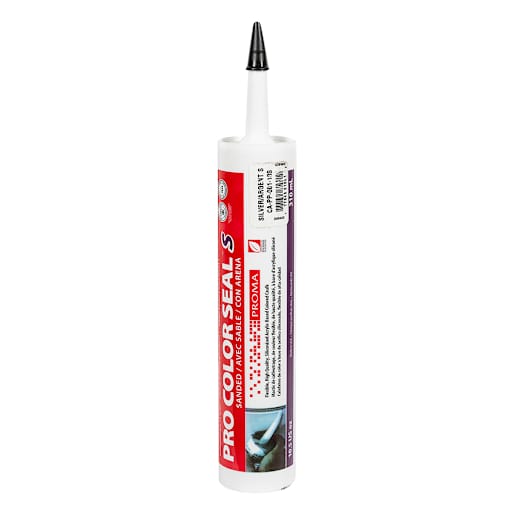 Mastic de calfeutrage avec sable Pro Color Seal argent 310 ml