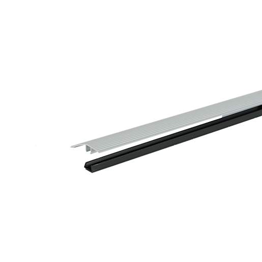 Floor Reducer Edging 1-13/16 in. x 36 in. Satin Silver