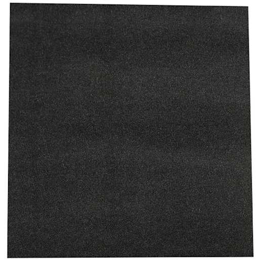 VERTUO Nero Carpet interior and exterior 78 in. x 78 in. Black