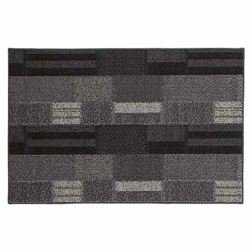 Bricks Interior Carpet 2 ft. x 3 ft. Charcoal