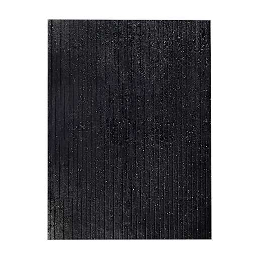 Tapis d'extérieur antidérapant noir 4 pi x 6 pi