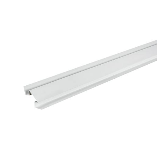 Coin intérieur en aluminium blanc 1/2 po x 9 pi 6 po