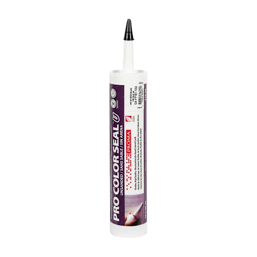Mastic de calfeutrage sans sable Pro Color Seal blanc arctique 310 ml
