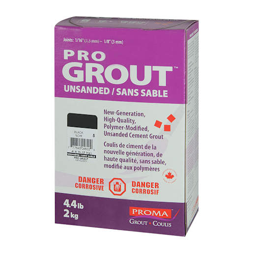 Unsanded Grout 2 kg Black