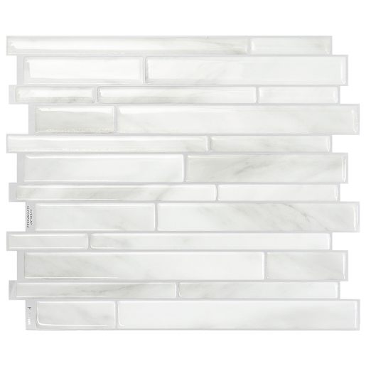 SMART TILES Milano Massa Peel&Stick Tiles 11 1/2 in. x 9 5/8 in. Pkg/4