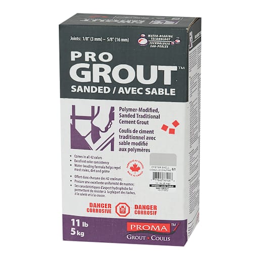 Sanded Grout 5 kg Oyster Shell
