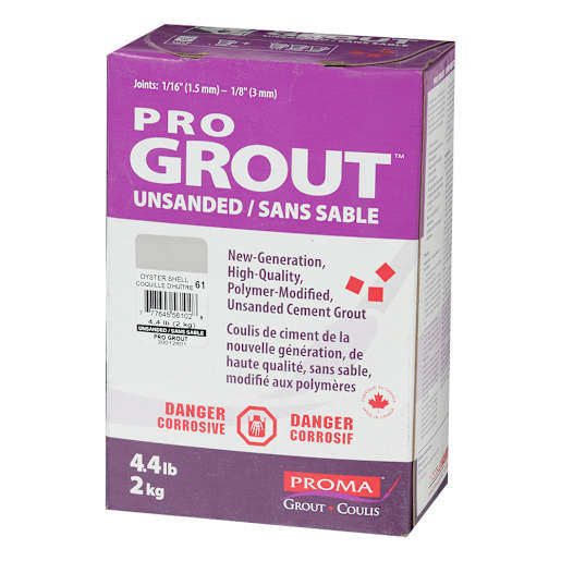 Unsanded Grout 2 kg Oyster Shell