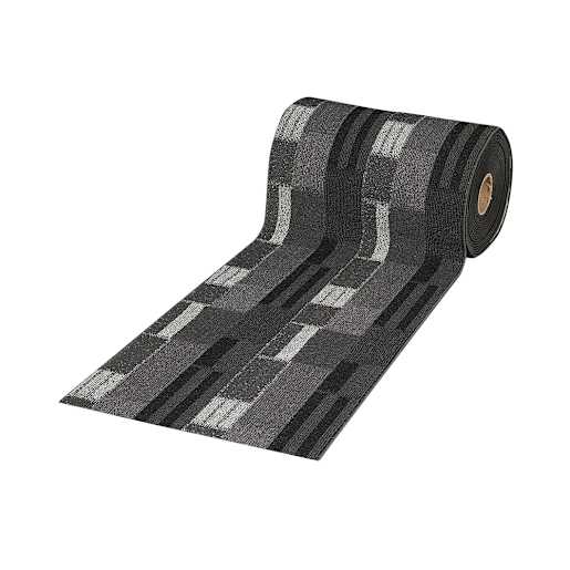 Tapis d'intérieur Brick charbon de bois 24 po vrac