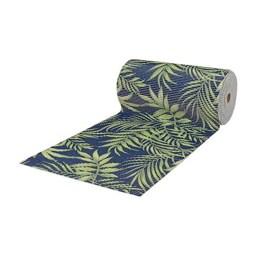 VERTUO Leaves AquaMat Interior and Exterior Carpet Runner 26 in. Bulk