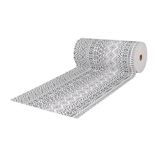 VERTUO Boho AquaMat Interior and Exterior Carpet Runner 26 in. Bulk