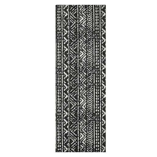 Ankara Abstract Interior Rug 2 ft. x 6 ft. Dark
