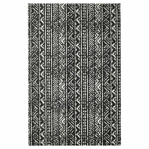 Ankara Abstract Interior Rug 4 ft. x 6 ft. Dark