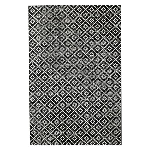 Tapis d'intérieur Harlow géo sombre 4 pi x 6 pi
