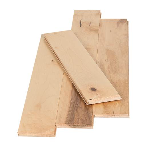 Plancher de bois franc en érable 4 1/4 po Naturel