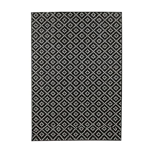 Harlow Interior and Exterior Carpet 4 ft. x 6 ft. Dark