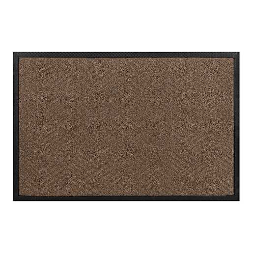 Tapis d'entrée caoutchouc naturel et noir 24 po x 36 po VERTUO