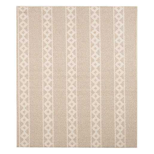 Tapis d'intérieur Florence carrés côte beige 5 pi x 6 pi