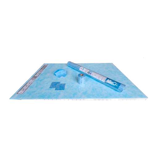 Ensemble de douche pour drain mural 36 po x 60 po
