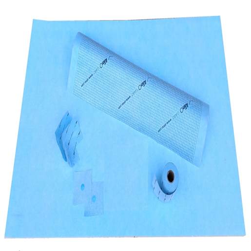 Ensemble de douche 48 po x 60 po pour drain mural/extrémité