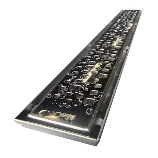 2-in-1 Linear Shower Drain 30 in. Chrome