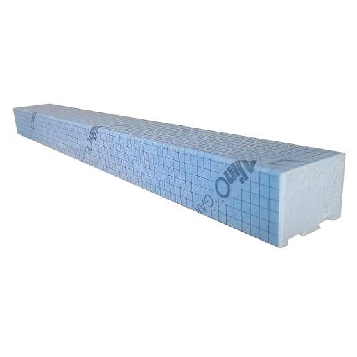 Bordure de douche 2 1/2 po x 3 1/2 po x 32 po