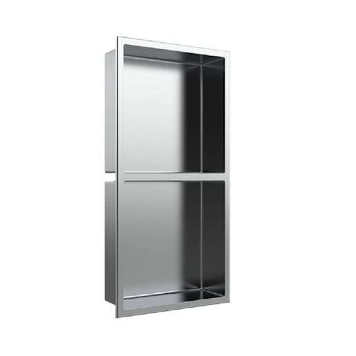 Stainless Steel Niche 12 in. x 24 in. Nickel