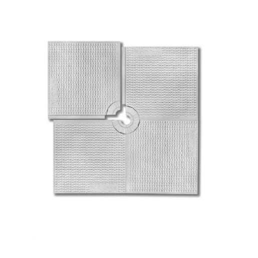 Receveur de douche-drain central 60 po x 60 po