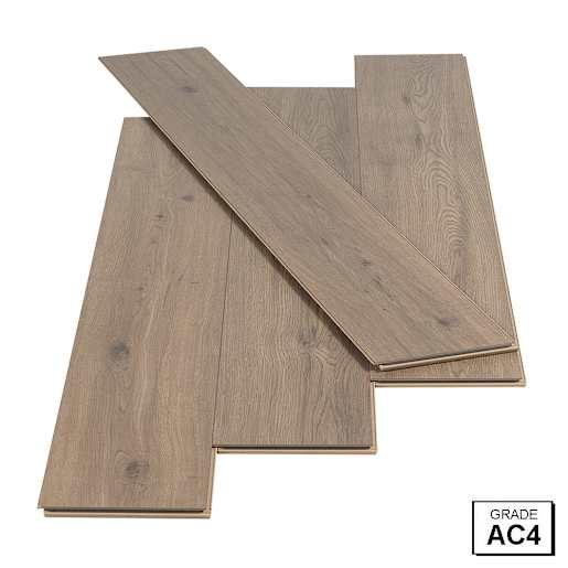 Dark Natural Oak Laminate Flooring 12 mm