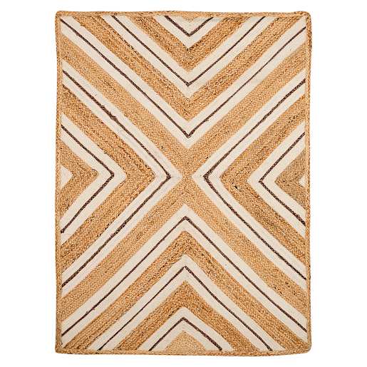 VERTUO Herringbone Rug 4 ft. x 5 ft. 5 in.