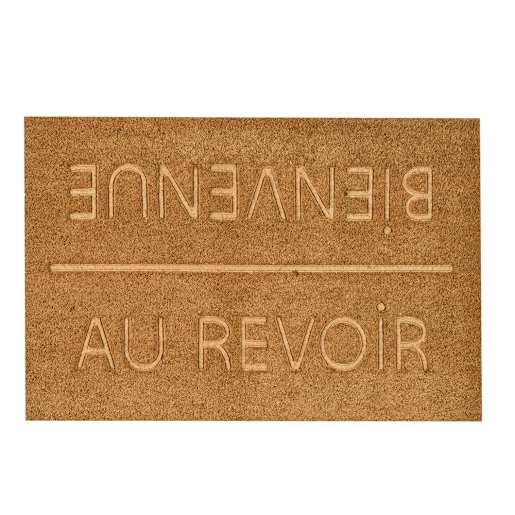 VERTUO Bienvenue Au revoir Coco Mat 30 in. x 20 in.
