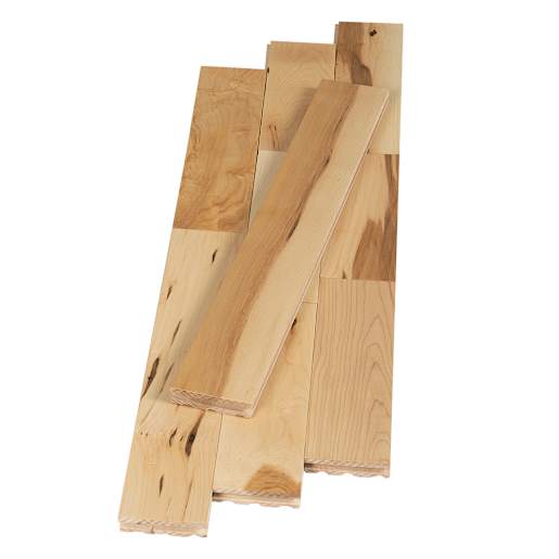 Plancher de bois franc en érable rustique 3 1/4 po naturel